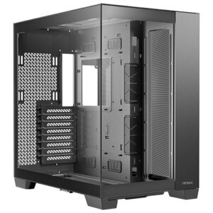 Gabinete Antec C8 Full Tower, Ventana lateral cristal, Sin fuente, Negro