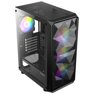Gabiente Antec AX83 RGB EXTREME, 6 ventiladores Incluidos, Negro