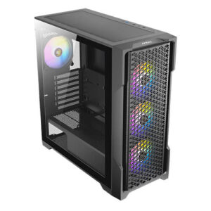 Gabinete Antec AX90 Media Torre, Ventana lateral, 4x Ventiladores ARGB, Negro