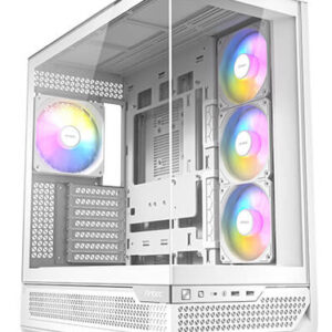 Gabinete Antec C7 ARGB Midi Tower, Soporta E-ATX, ATX, M-ATX, ITX, 4x Ventiladores, Blanco