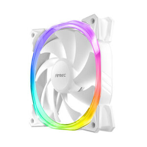 Kit 5 Ventiladores Antec FUSION ARGB, 120mm, Incluye controlador, Max. 2000RPM, Blanco