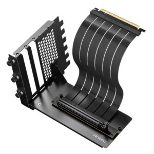Kit Antec soporte vertical con cable Riser PCI-E 4.0 RTX40, negro