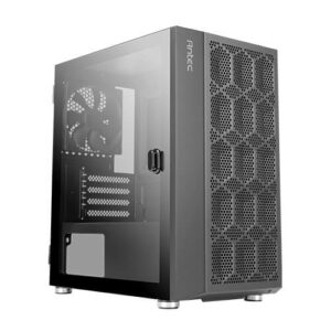 Gabinete Antec NX200M Mini Torre, Ventana Cristal, 1x Ventilador 120mm, Negro, sin fuente