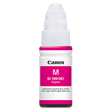 Botella De Tinta Canon GI-190 (0669C001), Magenta 70ml, Para Pixma G1100, G2100, G3100, G3102 original