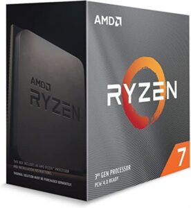 Procesador AMD Ryzen 7 5700X, AM4, 3.4 GHz, sin disipador, sin graficos, 32MB cache