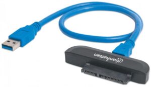 Convertidor Manhattan SuperSpeed USB 3.0 Macho a Sata lll, 2.5 pulgadas