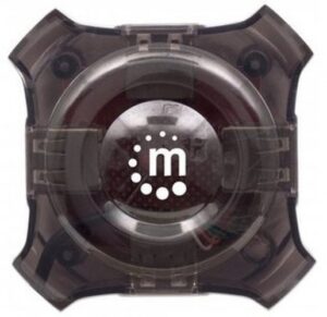 Mini HUB Manhattan, 4 puertos USB 2.0, Color Negro