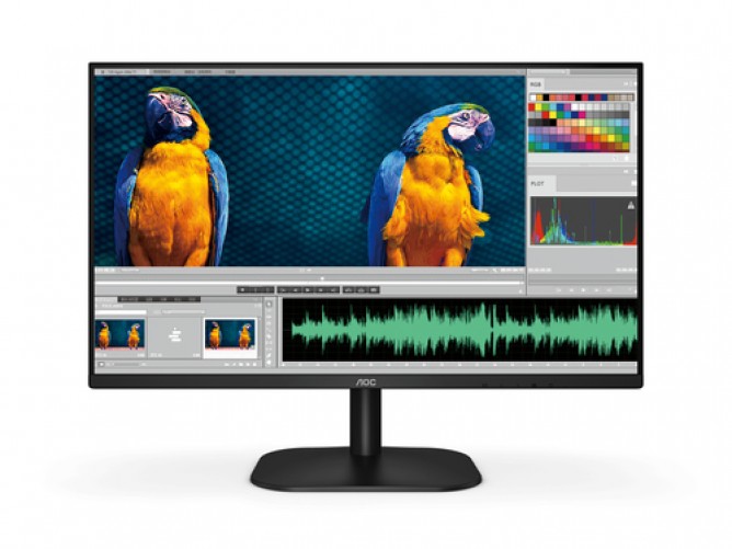 Monitor LED AOC 22B2HM2, 21.5″, Full HD, 100 HZ, Color Negro