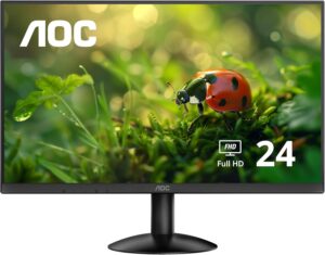 Monitor Led AOC 24B30H2, 23.8", 1920x1080, Full HD 1080p, 100Hz, IPS, Negro