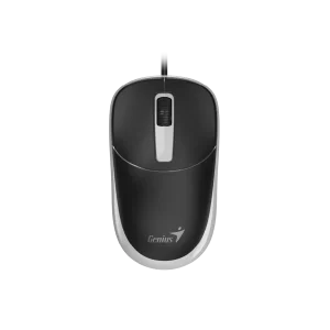 Mouse Optico Alambrico Genius DX-125S, Silencioso, 3 Botones, 1200 DPI, USB 1.5 mts, Negro