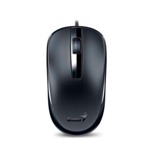 Mouse Optico Genius DX-120, Alambrico, 1000 DPI, 3 Botones, USB, Negro