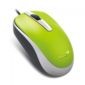 Mouse Genius DX-120 Optico, 3 Botones, 1000 DPI, USB, Verde