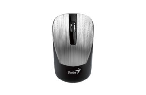 Mouse Optico Genius NX-7015 Inalambrico, BlueEye 1200Dpi, USB 2.4Ghz, Negro/Gris