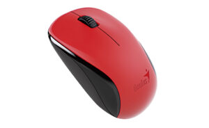 Mouse inalambrico Optico Genius NX-7000, USB, 1200 Dpi, 3 Botones, 2.4 GHz, BlueEye, Color Rojo
