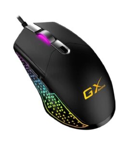 Mouse Alambrico GX GAMING M705, USB, 7200 DPI, RGB, Negro