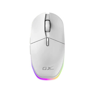 Mouse Genius Gx Gaming M8250, Inalambrico, 6 Botones, 800-3200 Dpi, Recargable, Usb-c, Rgb, Blanco