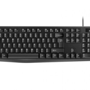 Teclado Alambrico Genius KB-117, USB, Resistente a salpicaduras, Negro