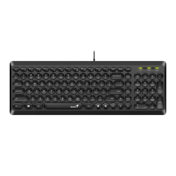 Teclado Genius SlimStar Q200, Usb 2.0, Color Negro - Image 3