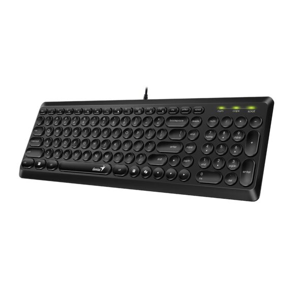 Teclado Genius SlimStar Q200, Usb 2.0, Color Negro - Image 2