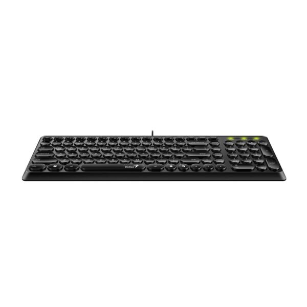 Teclado Genius SlimStar Q200, Usb 2.0, Color Negro