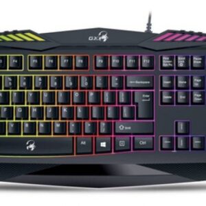 Teclado Usb Gaming Genius Scorpion K220, Retroilumindado RGB, USB