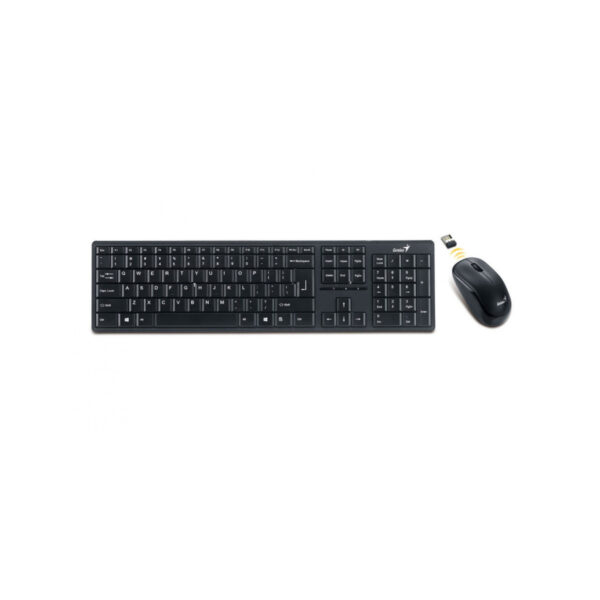 Kit Teclado y Mouse Inalambrico Genius SlimStar 8230, Bluetooth, inalambrico, Usb, Color Negro
