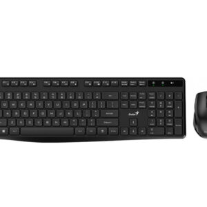 Kit Teclado y Mouse Inalambrico Genius KM-8206S, Usb 2.4G, Color Negro