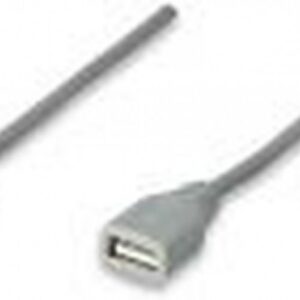 Cable USB 2.0 MANHATTAN extension A/AF 3.0mts gris