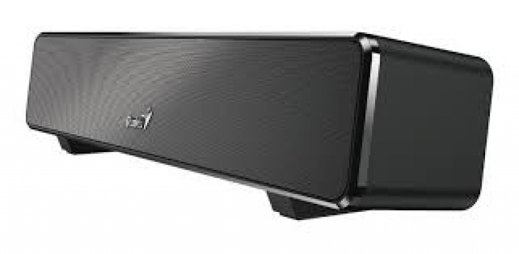 Mini Barra de Sonido Genius Soundbar 100, 6w Rms, Usb, 3.5mm, Negro