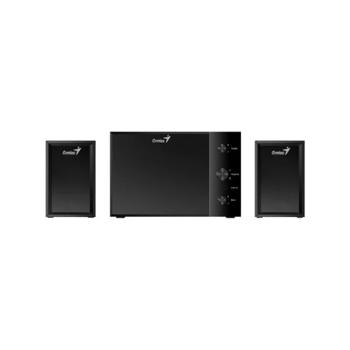 Bocinas Genius SW-2.1 350, 15W, 2.1 Canales, Controlador de volumen, Audio de 3.5mm Negro/Madera