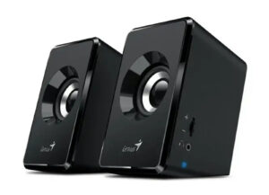 Bocinas Genius SP-U125, USB, Audio 3.5mm, Controlador De Volumen, 3W, Negro