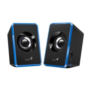 Bocinas Genius SP-U125, USB, 3.5mm, Controlador De Volumen, 3 W, Negro, Azul