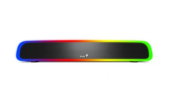 Barra de Sonido Genius 200 BT, 4W, Bluetooth, Alimentacion-USB, Interfaz 3.5MM, RGB, Negro - Image 3