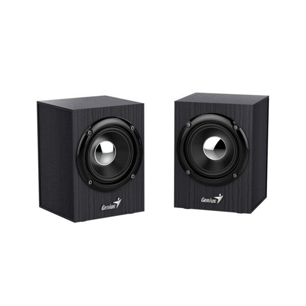 Bocinas Genius SP-HF385BT, 4W, Bluetooth 5.0, USB, Color Negro y Gris - Image 2
