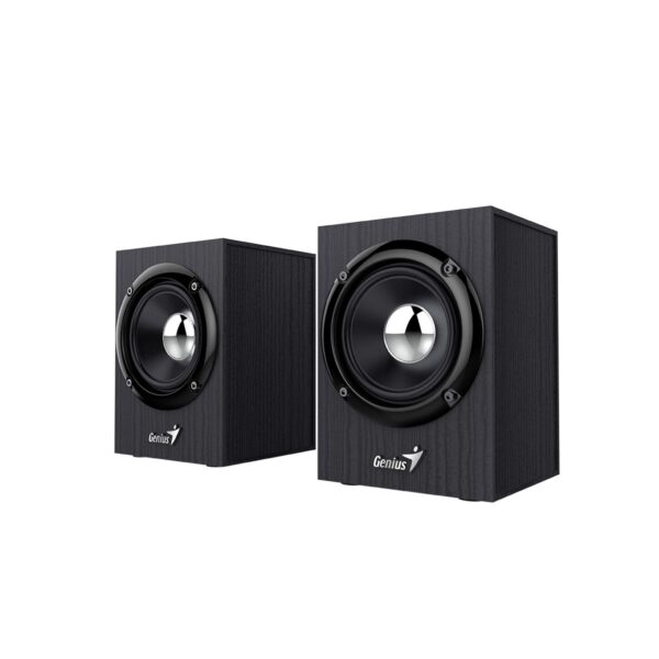 Bocinas Genius SP-HF385BT, 4W, Bluetooth 5.0, USB, Color Negro y Gris