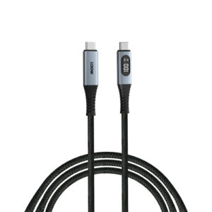 Cable USB Verbatim, USB-C a USB-C, 100W, 480Mbps, 120cm, Negro