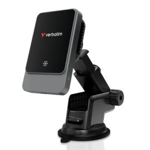 Cargador Magnetico De Coche Verbatim, Inalambrico, USB, 7.5W iphone, 15W Android, Negro