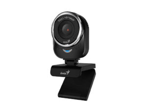 Webcam Genius Qcam 6000, FHD 1080p, 360 Grados, Clip Para Monitor, Microfono, Usb, Negro