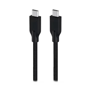 Cable USB Genius, USB-C a USB-C, USB 3.0, 5 Gbps, 150cm, Negro