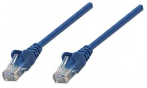 Cable de red Intellinet Patch cord UTP, Cat6, RJ45, 3mts, Color azul