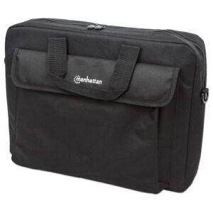 Maletin para Laptop Manhattan London de 15.6 Pulgadas, Poliester, Color Negro