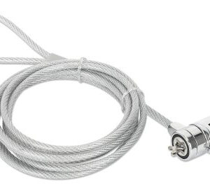 Cable Antirrobo Manhattan 440448, 2 m, Kensington, Cerradura Con Combinacion, Acero, Zinc, Plata