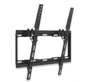 Soporte Manhattan De Pared Para Pantallas 32" a 55", inclinacion hasta 14 Grados, 35kg, Negro
