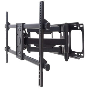 Soporte Manhattan para pantalla plana o Curvo, de 37 a 90 Pulgadas, hasta 75 kg, Ajustable, Color Negro