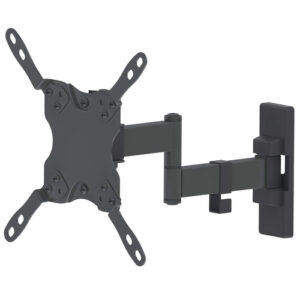 Soporte Manhattan Para TV plana de 13pulg hasta 42, Doble Articulacion, hasta 20kg, Color Negro