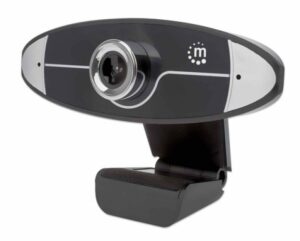 Camara WEB Manhattan 1MP, 1280x720 Pixeles, 30 FPS, HD, USB 2.0, Negro