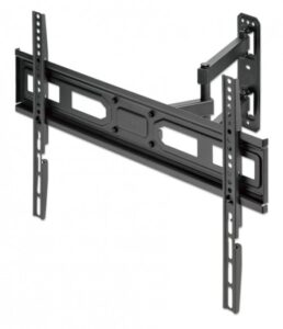 Soporte de Pared Manhattan para TV, 35Kg, para Pantalla 37 a 70 Pulgadas, Acero, Negro