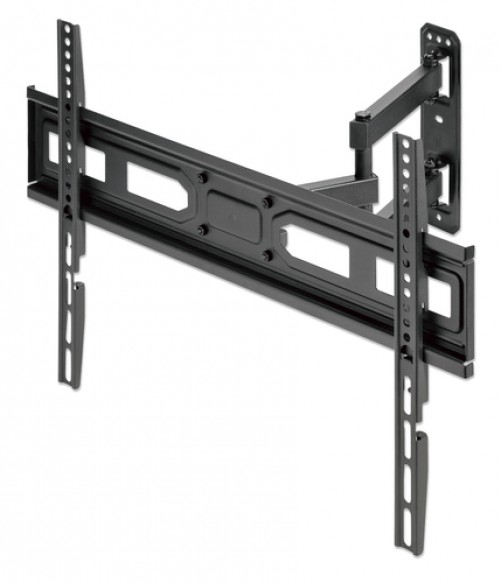 Soporte de Pared Manhattan para TV, 35Kg, para Pantalla 37 a 70 Pulgadas, Acero, Negro
