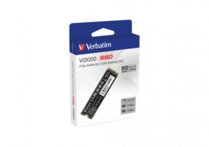 SSD Verbatim Vi3000 512GB, M.2, PCI Express 3.0 Lectura 3100 MB/s, Escritura 2100 MB/s