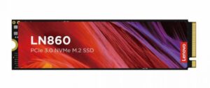 SSD Lenovo LN860 256 GB, PCIe 3.0, NVMe, M.2, Lectura 3500 MB/s, Escritura 3000 MB/s